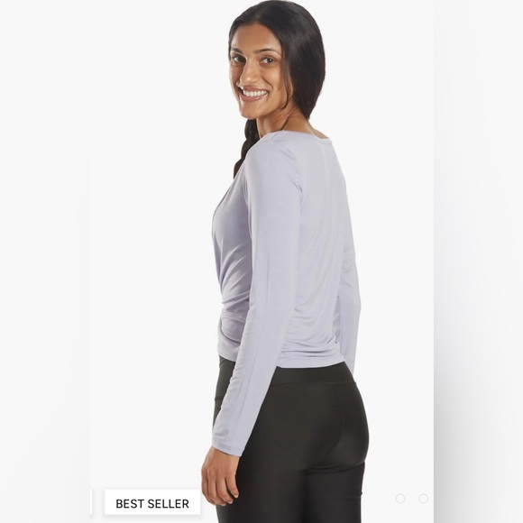 Electric Yoga - Liberty Long Sleeve, Twist Front Moisture Wicking Top   … - Picture 5 of 9